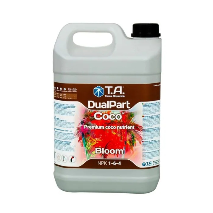 Ingrasamant pentru cultivare in substrat cocos Terra Aquatica DualPart Coco Bloom 10 L