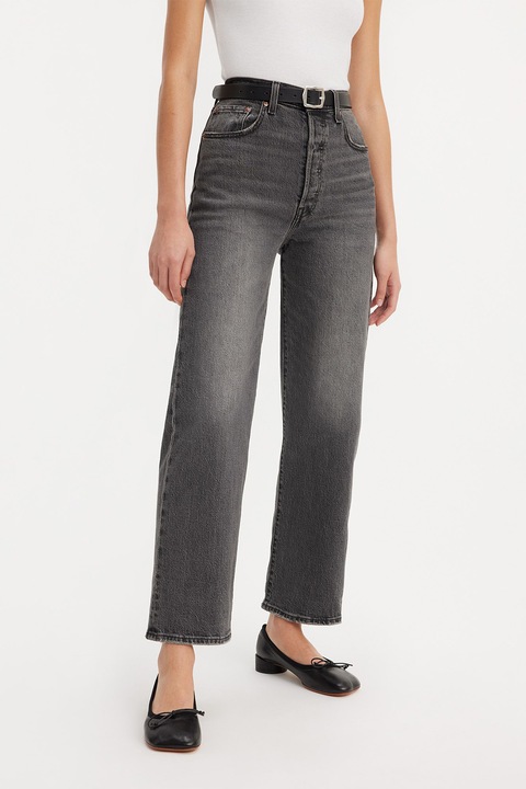 Levi's, Прави дънки над глезена, Меланж тъмно сиво