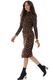 Rochie midi strampta, Maro, Roh DR4621, Onesize