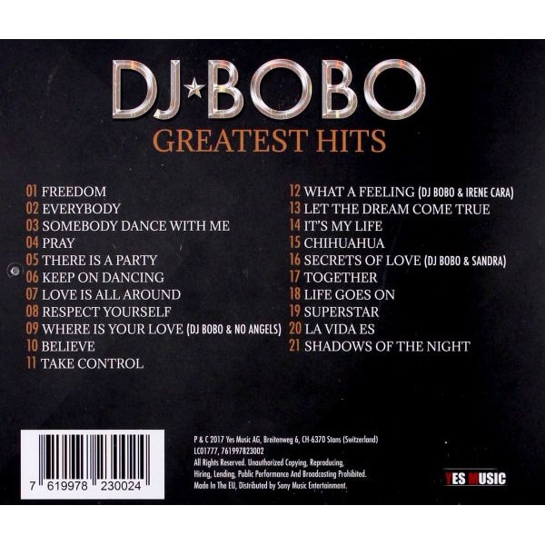 DJ Bobo: 25 Years-Greatest Hits [CD] - EMAG.ro