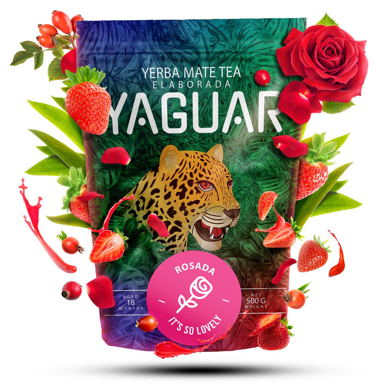 Чай Yerba Mate Yaguar Rosada 500 г Emagbg