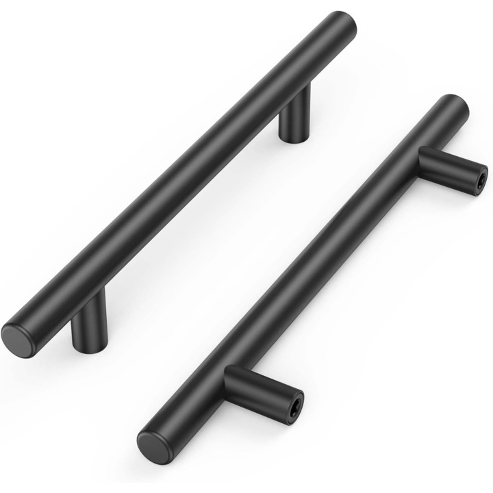 Manere mobila, 4 buc, 13 cm, stil modern, inox