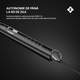 Periuta electrica Zoopie®, Periuta de dinti electrica sonica pentru adulti, Periuta de dinti electrica copii, Perie de dinti electrica cu 40.000 pulsatii/min, 5 programe dentare, Indicator LED baterie, Smart timer, USB-C, IPX7, 8 capete soft, Negru