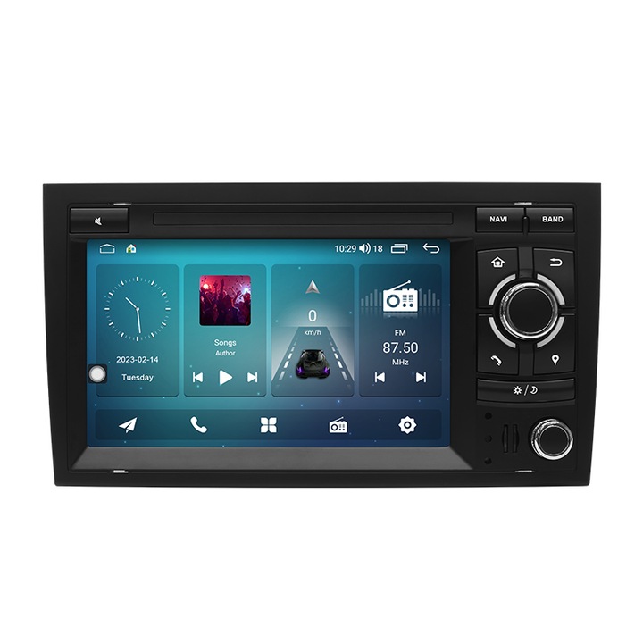Multimédia navigációval ZT, AUDI A4 S4 B6 B7-hez 2001-2011 7'', Android 12, 8+4+64, 9624