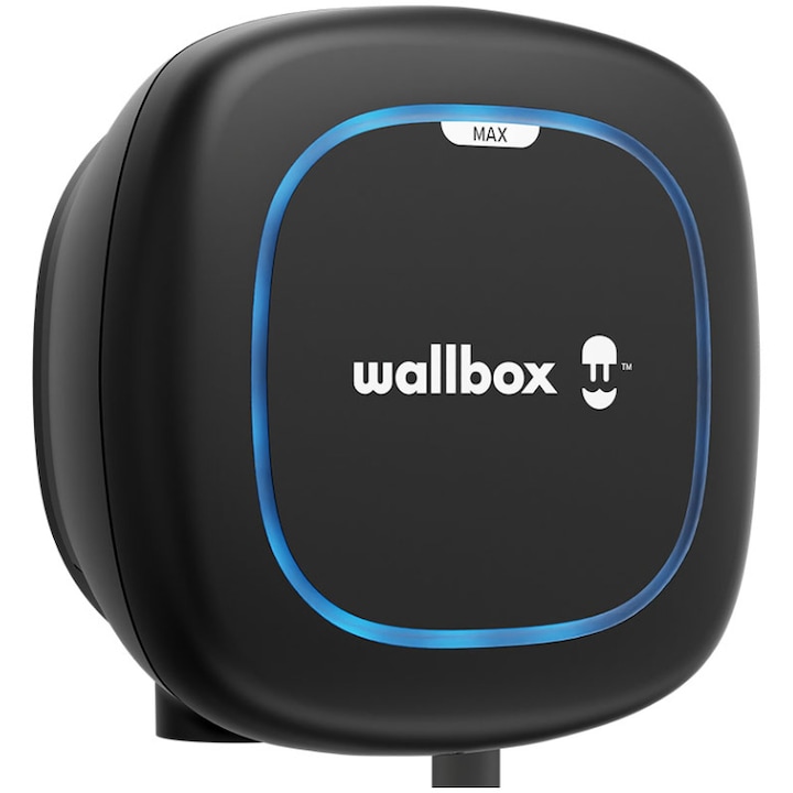 Зарядна станция Pulsar Max Wallbox, Кабел TYP2 5M, Трифазна 22KW, 380V, Черен
