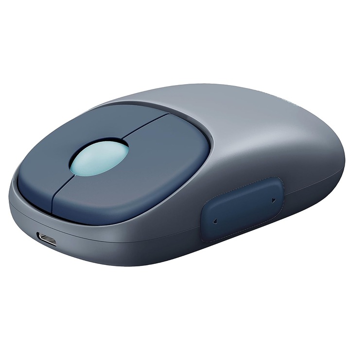 Mouse optic 1000/1600/2000/4000 DPI, I13, Silicon Flex, Blue