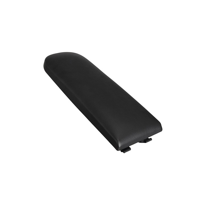 Capac Cotiera Auto din Piele Ecologica Neagra, Dedicat Compatibil cu Cotiere Volkswagen si Skoda