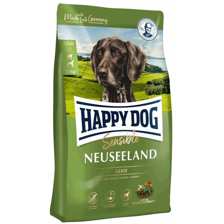 Hrana uscata pentru caini adulti, Happy Dog, 1 kg