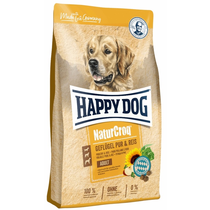 Hrana caini, Happy Dog, varsta adult, pui, 11 kg