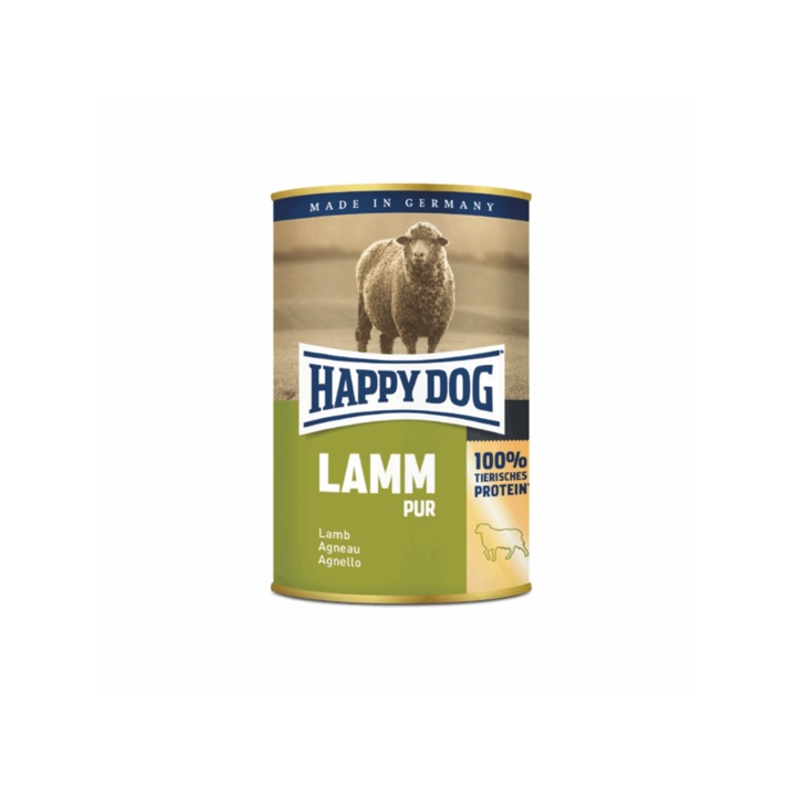 Hrana pentru caini, Happy Dog, miel, varsta adult, 800 g