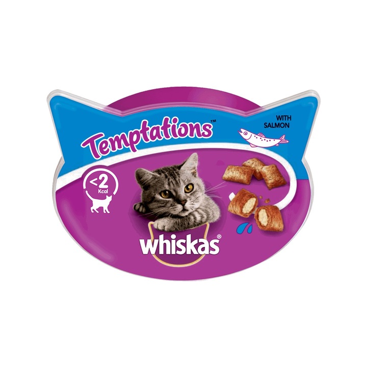 Hrana pentru pisici, Whiskas, 60 g, Multicolor