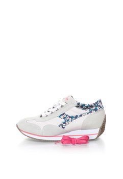 Diadora Heritage, Pantofi sport cu insertii florale Equipe Diadora Heritage, Pantofi sport cu insertii florale Equipe