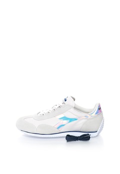 Diadora Heritage, Pantofi sport, unisex, cu garnituri de piele intoarsa si piele Equipe Hologram Diadora Heritage, Pantofi sport, unisex, cu garnituri de piele intoarsa si piele Equipe Hologram