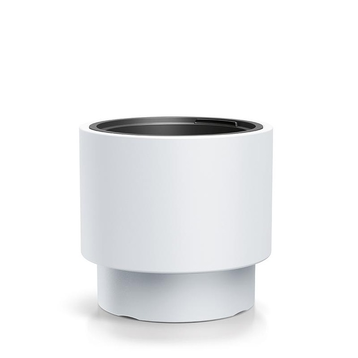 Ghiveci Heos inalt alb 20L, 370mm x 395mm Prosperplast