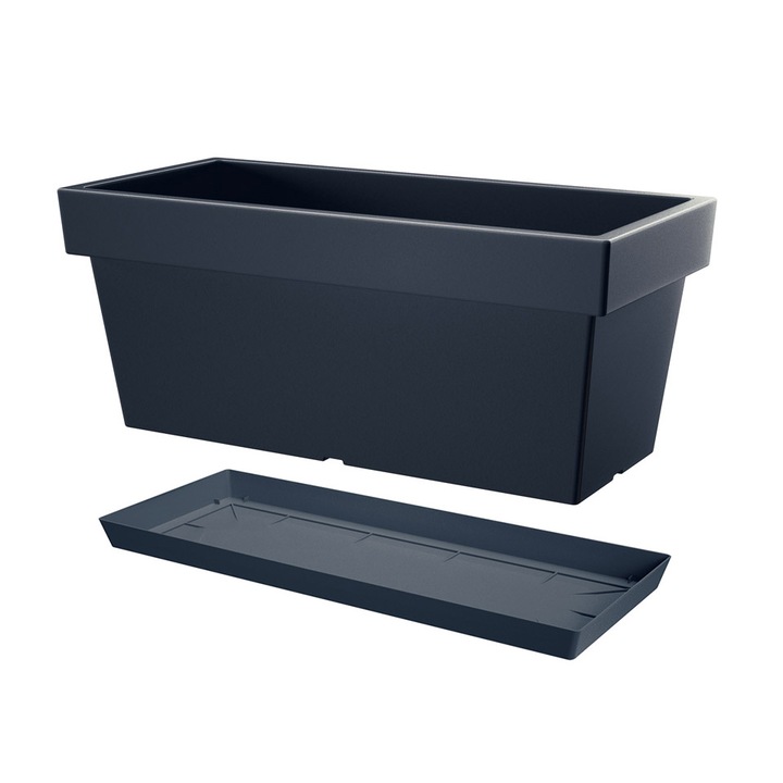 Cutie cu ghiveci cu suport LOFLY CASE DLOFC1000+PPLFC920 antracit