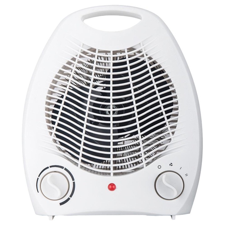 Ventilátoros fűtőtest, Jeiibrzui, 2000 W, Fehér