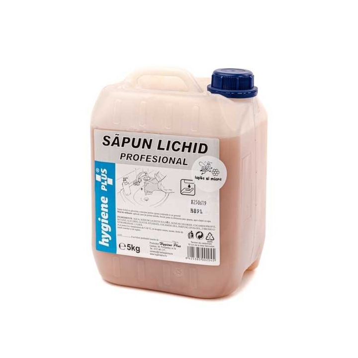 Sapun lichid Plus parfum Milk and Honey 5l
