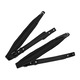 Set 2 curele acordeon, Aisdelu®, bretea reglabila din piele pentru umar, moale, rezistenta la uzura pentru acordeoane cu 16-120 de clape, Negru