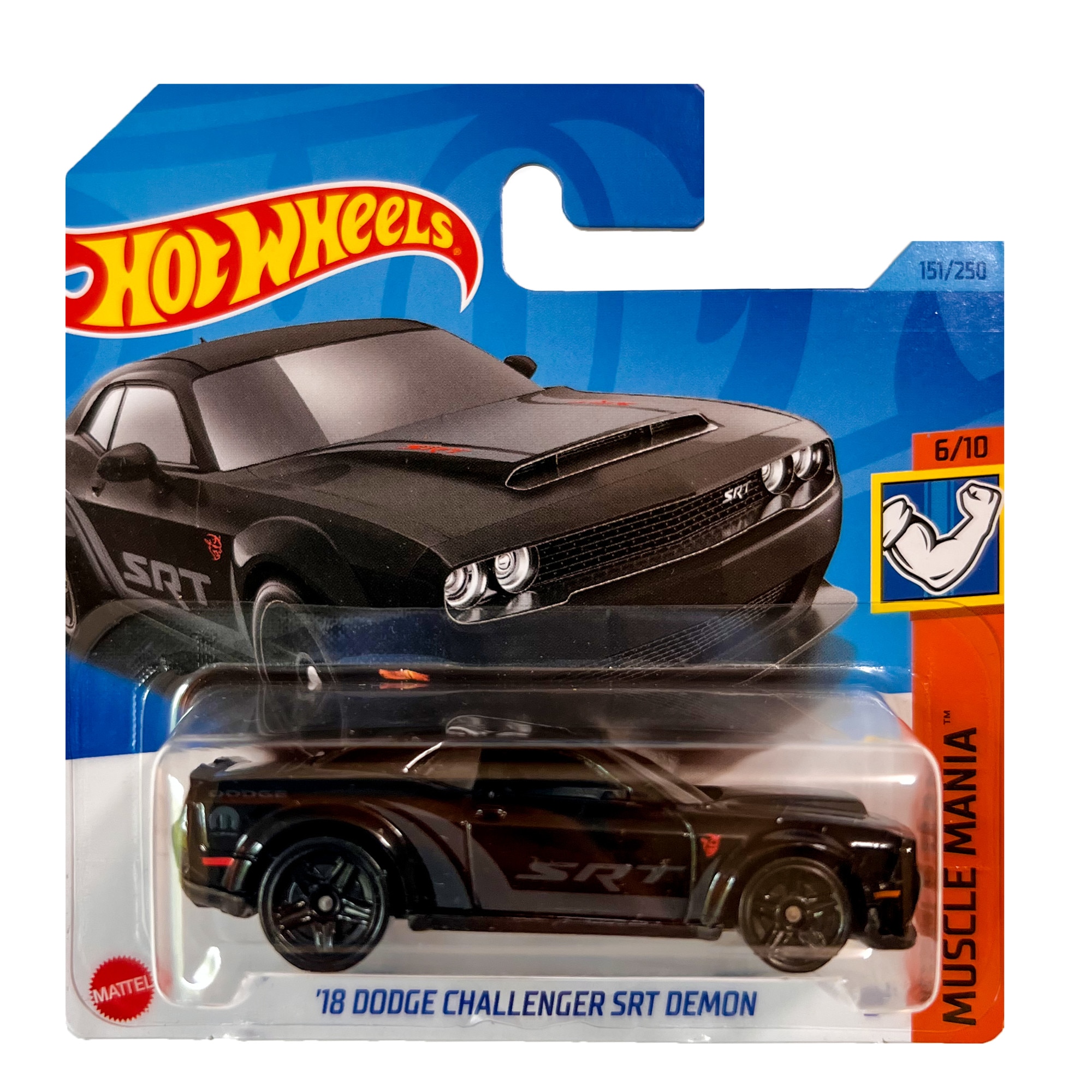 Macheta Metalica Hot Wheels 18 Dodge Challenger Srt Demon Culoare