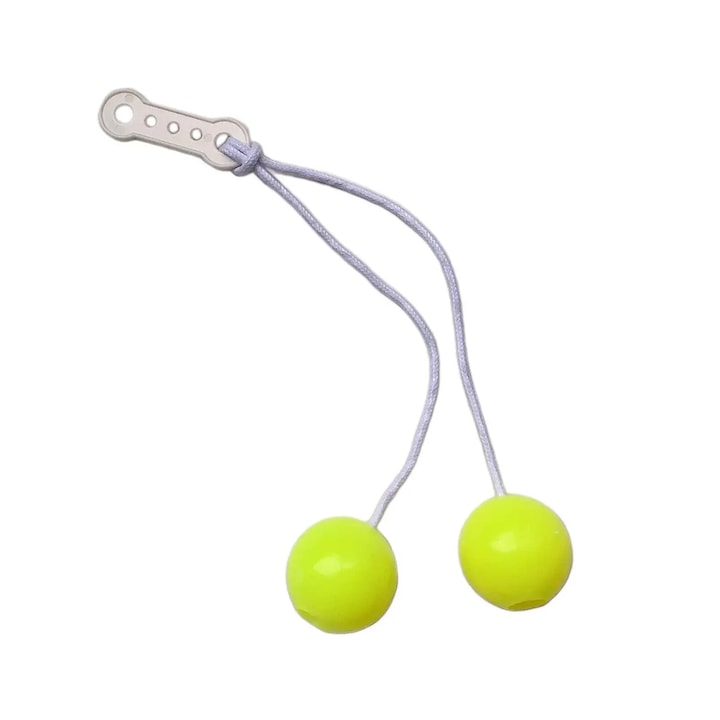 Teno® Antistress interaktív játék, inga típusú, 2 golyó, sárga