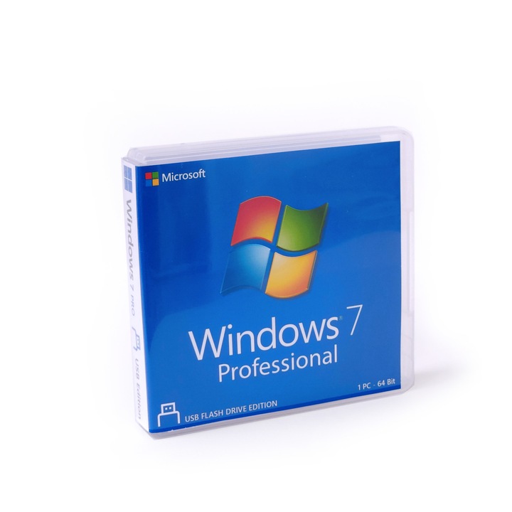 Licenta Microsoft Windows 7 Pro Professional - USB Edition - 64 BIT