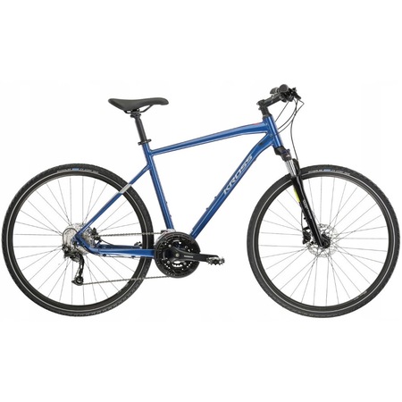 Bicicleta de munte, Kross, Evado 6.0, 2023, Aluminiu, Albastru