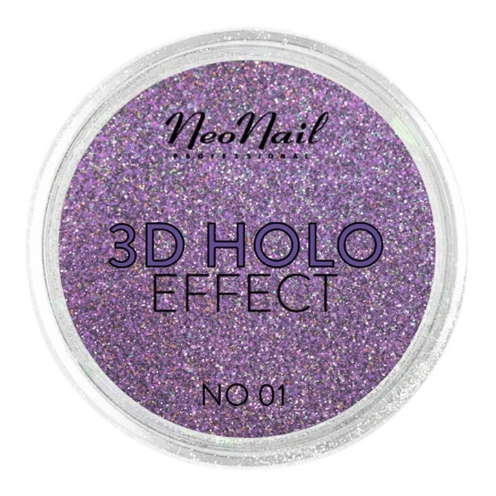 Pudra decorare unghii, NeoNail, 01, Violet