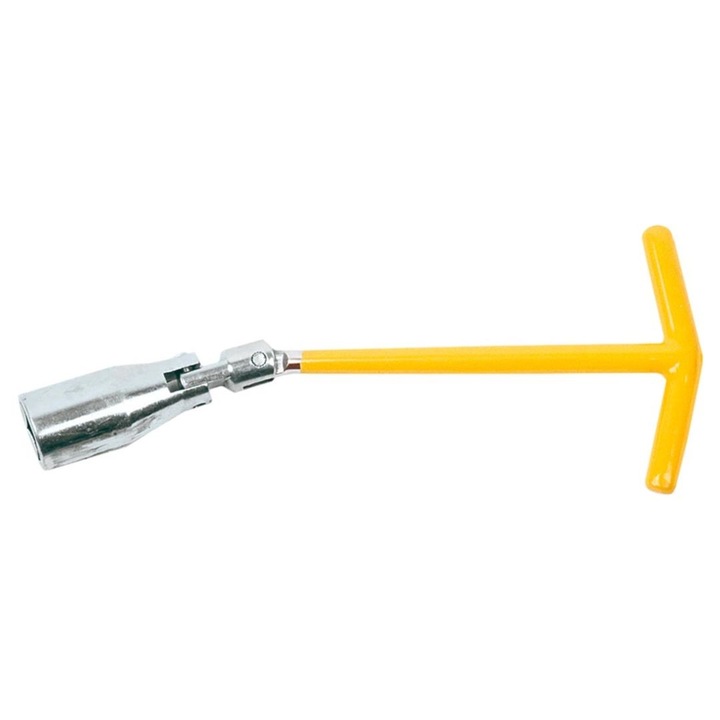 Ключ за запалителни свещи, Top Tools, 26 см, жълт/сребрист