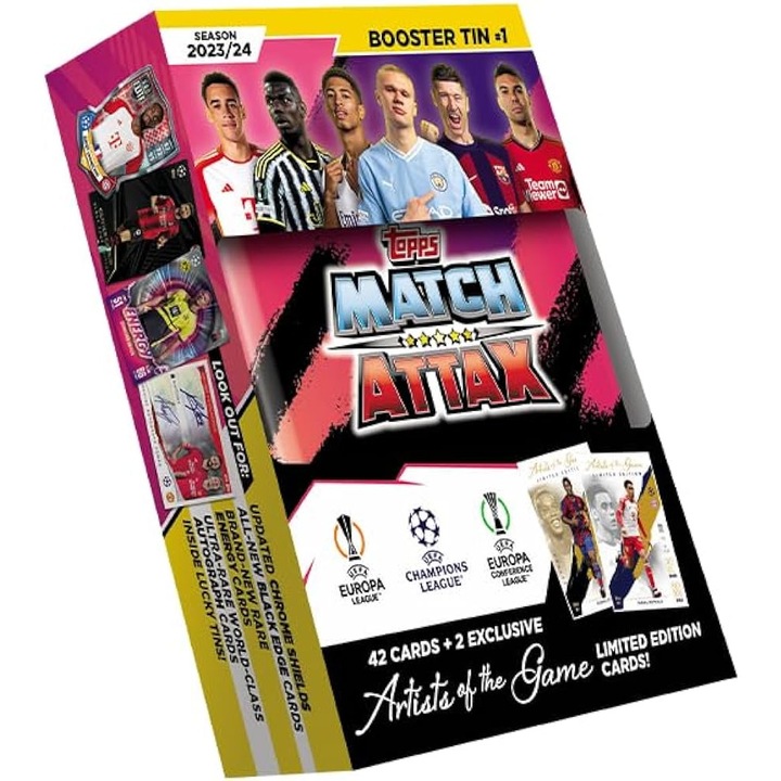 Joc de carti - Booster tin March Attax sezon 2023-2024