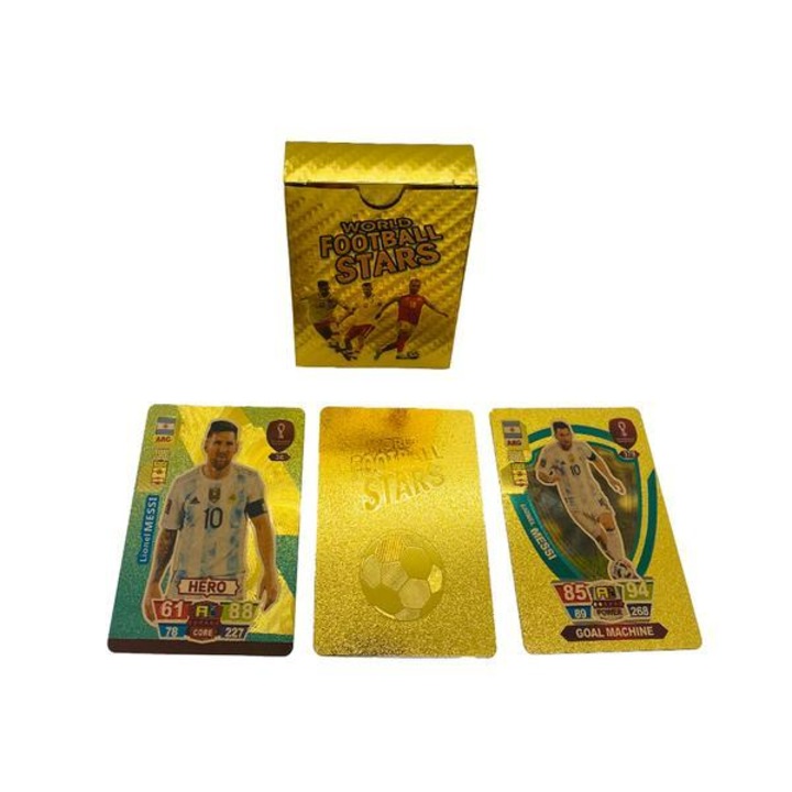 55 kártyakészlet World Football Stars GOLD, The Home Shop