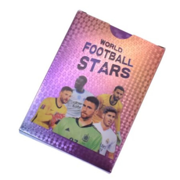 55 kártyakészlet World Football Stars Multicolor, The Home Shop