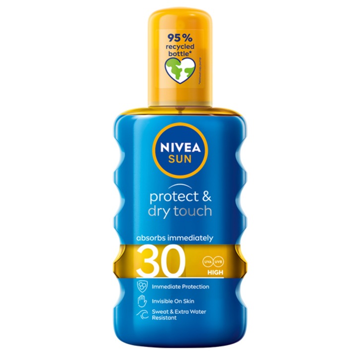 Слънцезащитен спрей Nivea Sun Protect & Refresh SPF 30, 200 мл