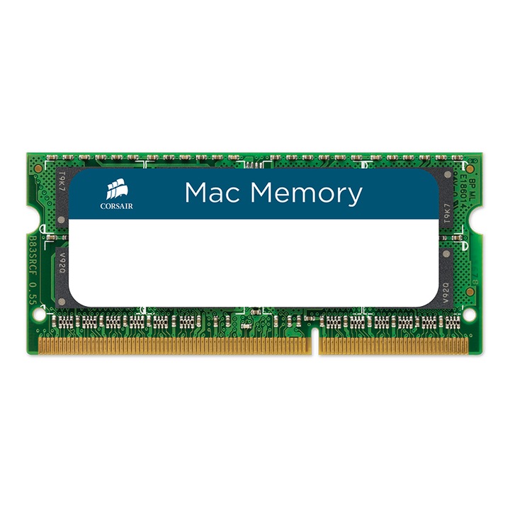 Memorie laptop Corsair 8GB DDR3, 1333MHz, CL9, pentru Apple/Mac