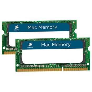 Memorie laptop Corsair 16GB (2x8GB) DDR3, 1333MHz, CL9, pentru Apple/Mac Memorie laptop Corsair 16GB (2x8GB) DDR3, 1333MHz, CL9, pentru Apple/Mac