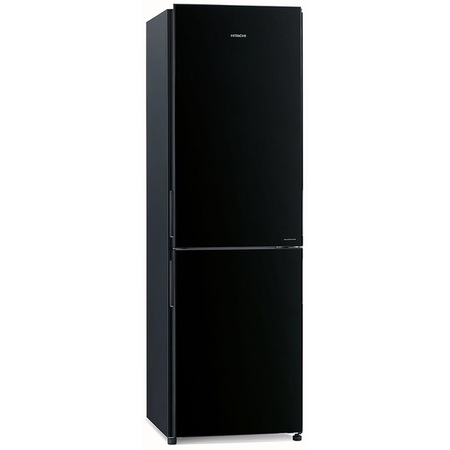 Combina frigorifica Hitachi R-BG410PRU6(GBK), 330 L, clasa A++, 219 kWh/an, No Frost, Negru Oglinda