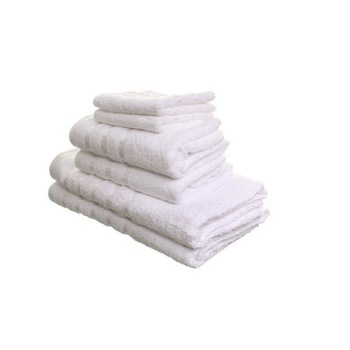 Set de 6 prosoape 100% bumbac Pakistanez,alb Set de 6 prosoape 100% bumbac Pakistanez,alb