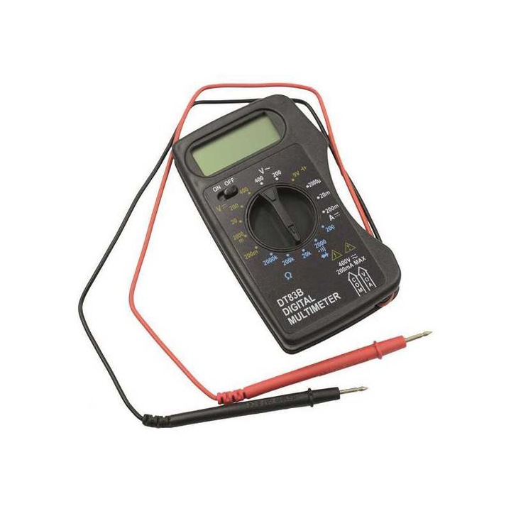 Multimetru digital de buzunar, DT83B, Eurolamp