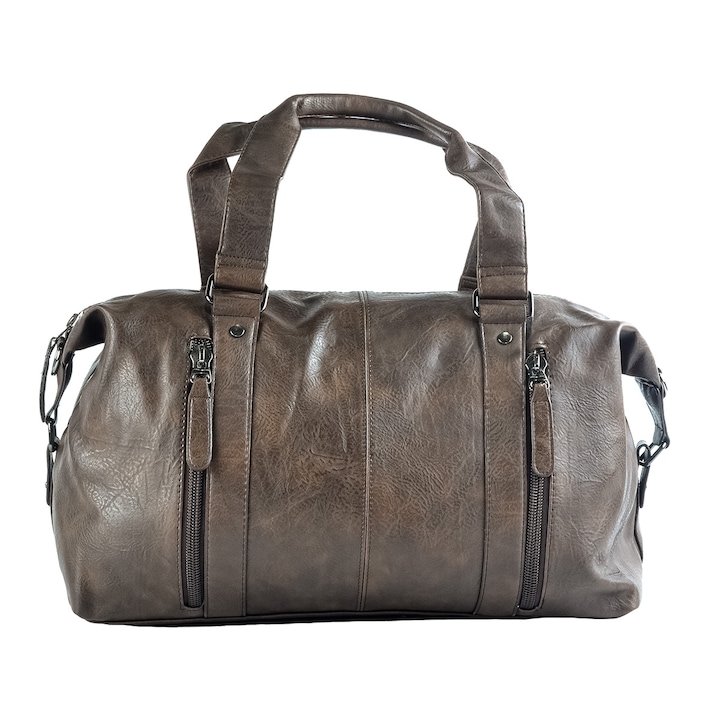 Пътна чанта Naimeed, D5413, Companion, за самолет, екологична кожа, тъмнокафява, 50x16x30см
