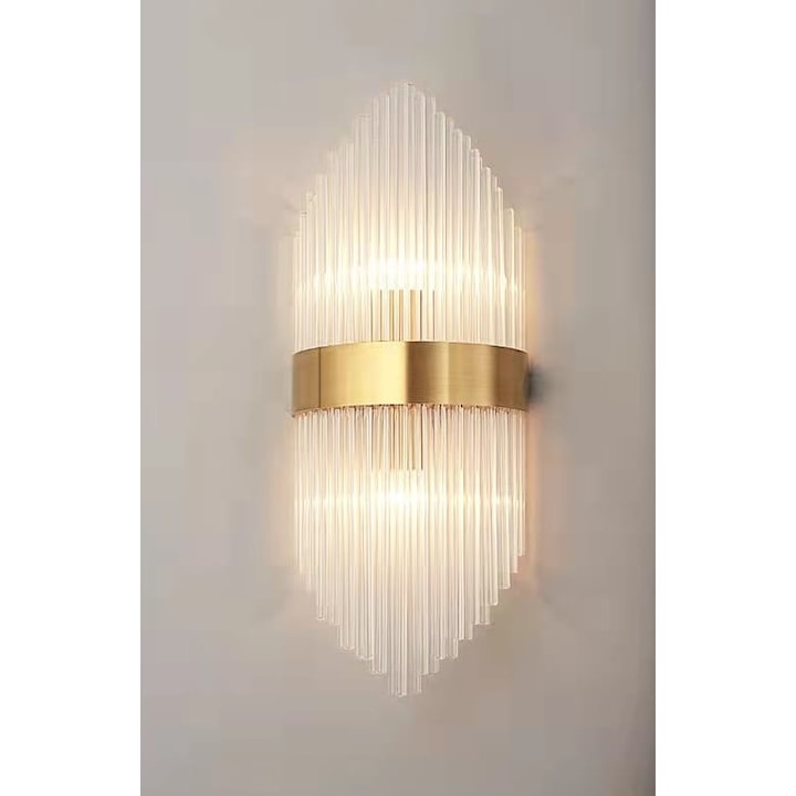 Lampa de perete, Iluminar, Nitra Cristal Mare 45cm