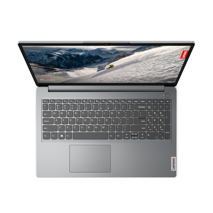 Lenovo IdeaPad 1 15AMN7 15.6" FullHD laptop, AMD Ryzen 3 7320U, 8GB, 512GB SSD, AMD Radeon™ 610M Graphics, Windows 11 Home, Magyar billentyűzet, Szürke