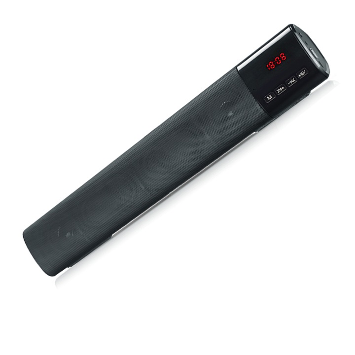 Boxa Portabila Kisonli Led-800, Bluetooth, USB, SD Card slot, Negru