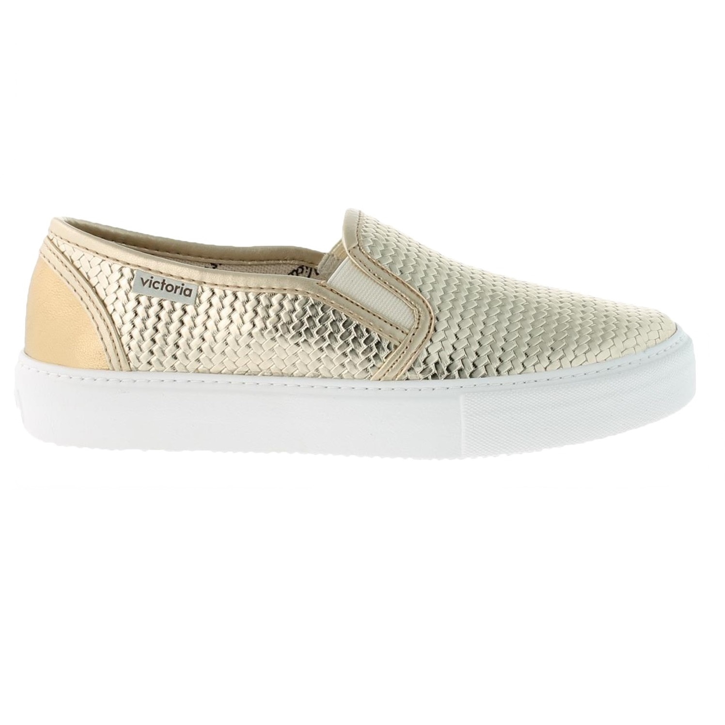 Slip On Auriu metalizat