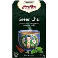 Ceai verde ayurvedic (Green Chai) ECO 30.6 g (17 pliculete) - Yogi Tea