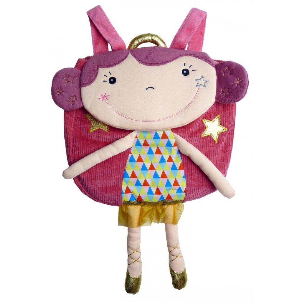 Ghiozdan Betty acrobata, Ebulobo, multicolor, Circul Magic