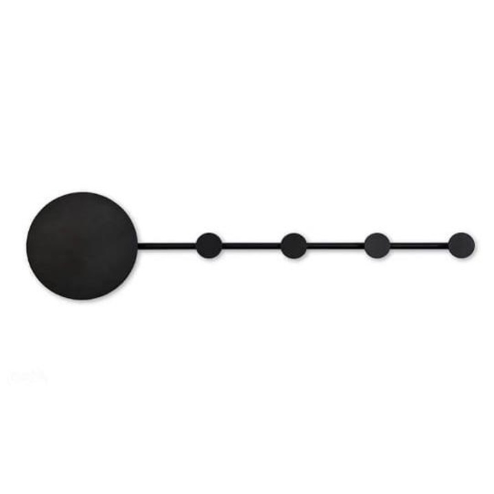 Lampa de perete moderna Key W, DLSS, Metal, LED, Negru