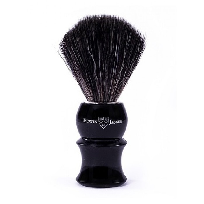 Edwin Jagger Pamatuf pentru barbierit par sintetic, Black Sculpture