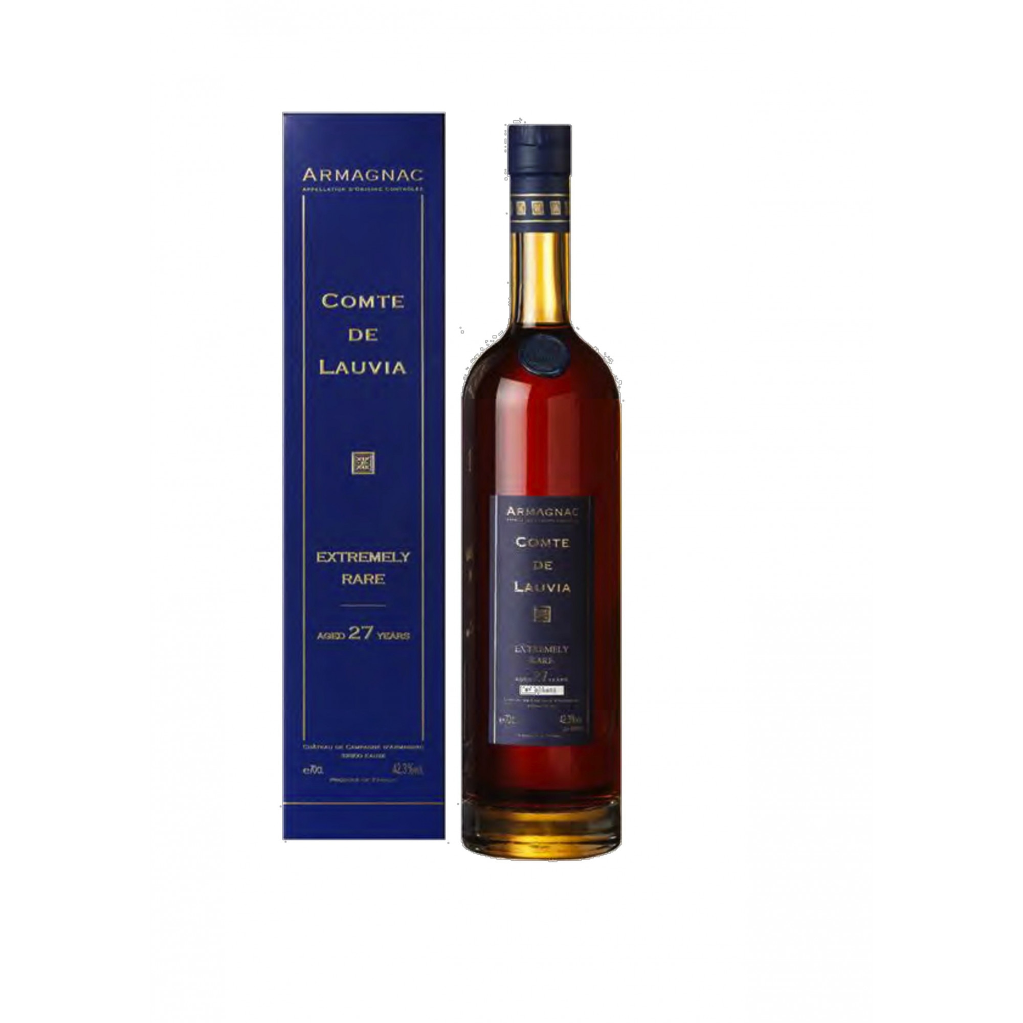 Armagnac Comte de Lauvia Extremely Rare, 27 YO, 42.3%, 0.7l