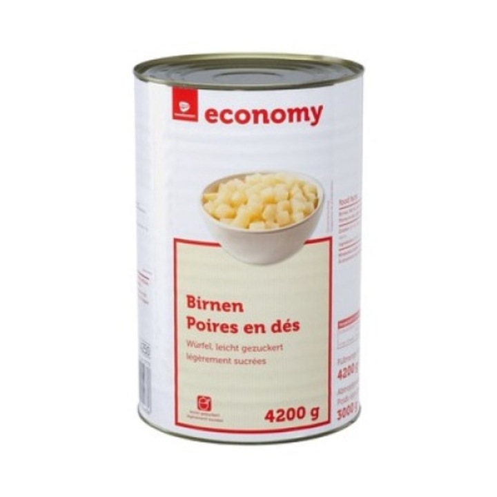 Szeletelt körte szirupban, Tgq, 4200g