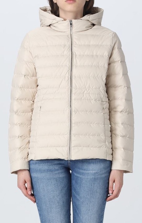 Geaca dama, Tommy Hilfiger, Poliester, Bej, Bej