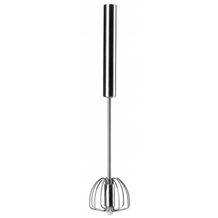 Tamper rotativ cu maner mobil, Galicja, 30.5 cm, Argintiu